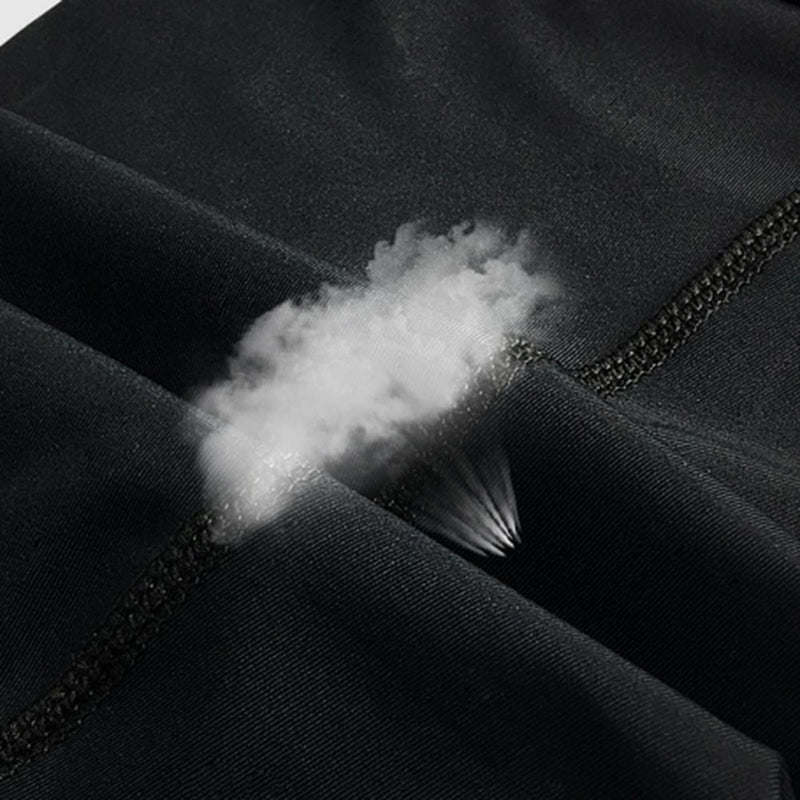 4pc Sports Knee Pad Elastic Cycling Running Compression Kneepad (Black L)