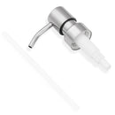 Steel Liquid Lotion Bottle Head Soap Dispenser Pump Replacement Nozzles 28mm