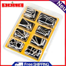 8PCS IQ Test Toys - Gift - Mind - Brain Teaser - Metal Wire - Puzzle Games
