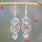 Wedding Jewelry Party Moonstone Earrings Topaz Ear Stud Peridot Moonstone