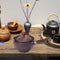 Portable Chinese Gongfu Kung Fu Tea Set Rotating Ceramic Teapot Teaware (C)