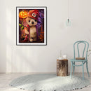 5D Diamond Painting Kit Pumpkin Bear Full Round Drill DIY Crafts Mosaic Pic