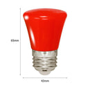 E27 3W LED Crown Energy Saving Light Bulbs Holiday Home Party Lamp (Red) Newly