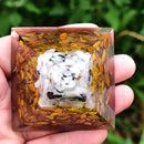 5cm Orgonite Pyramid Orgone Energy Converter Crystal Stone Heal Chakra (A) Newly