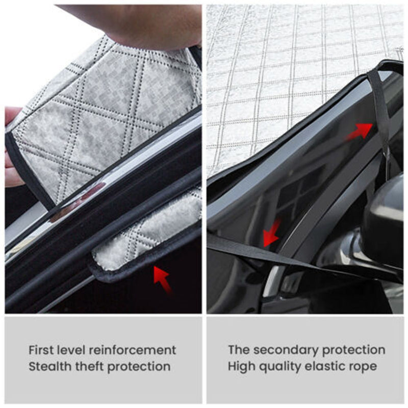 Winter Summer Ice Car Windscreen Cover Dust Protector Sun Shade Auto Visor