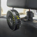 F407 Car Headrest Fan USB Powered Powerful 3-Speed Auto SUV Backseat Fan