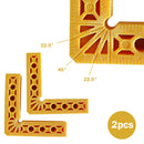 90 Degrees Carpenter Woodworking Square Corner Clamp Right Angle Ruler (A) Newly