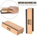 Muspor 2 in 1 Guitar Fret Crowning File Luthier Maintenance Polishing Tools
