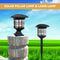 #A Waterproof Solar Pillar Light Garden Post Cap LED Fence Lamp (Warm Light)
