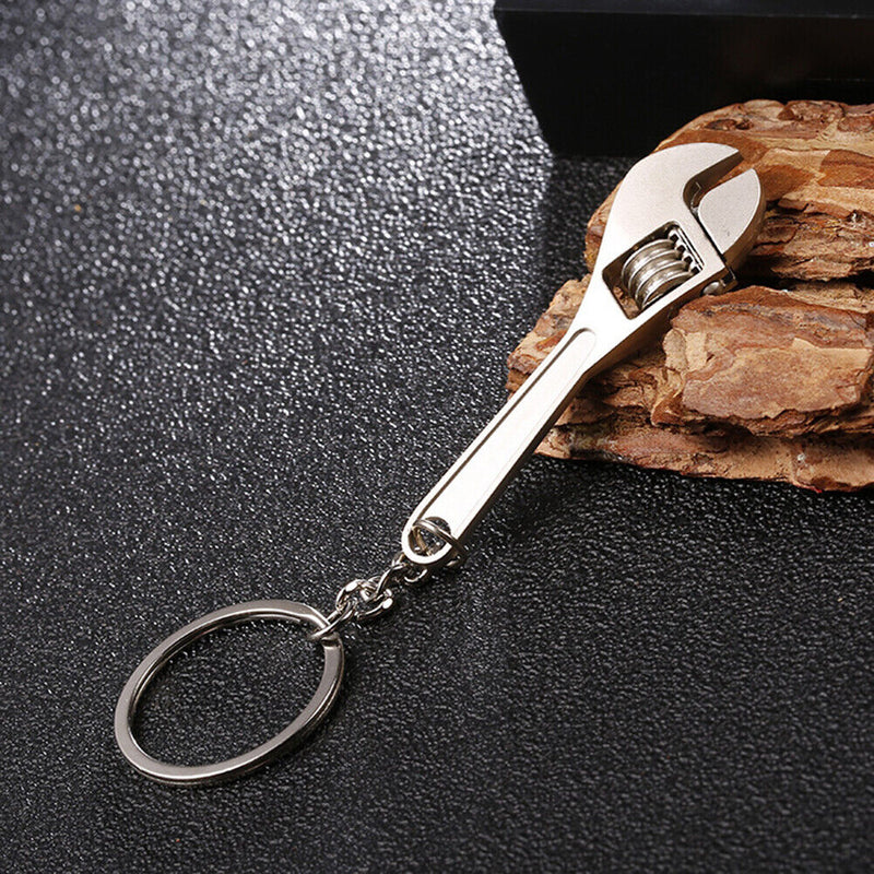 Mini Wrench Keychain Car Metal Adjustable Universal Tensioner Repair Hand Tools