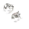 2 Pcs/Set Simple Adjustable Alloy Shark Open Rings Jewelry Gi1r Unisex O4J6