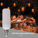 2*E14 7W LED Flame Effect Fire Light Bulb Flickering Emulation Decor Lamp