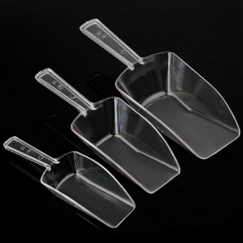 3x Clear Bar Buffet Wedding Ice Sugar Sweet Candy Favor Party Plastic Re G5D2