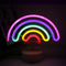 Neon Sign LED Lights Decorative Marquee Signs Light with Base (Rainbow) Newly