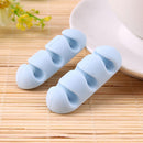 Mini Adhesive Ethernet Charging Data Earphone Cable Organizer Tool(Blue)