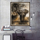 DIY 5D Elephant Full Drill Round Diamond Painting Embroidery Home Decor Newly