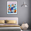 5D Diamond Painting Christmas Fairy Full Round Rhinestone DIY Home Decorations