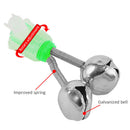 10pcs Fishing Bite Alarms Fish Rod Clamp Tip Clip Bells Ring Carp Fishing Tackle