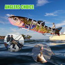 13cm 22g Plastic Lure 8-section Artificial Hard Bait Sea Fishing Tackle (A)