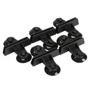 Product 5 x Black Plastic Divider Leaf Holder Suction Cups for Aquarium Aquarium