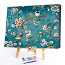 Frameless Painting By Numbers DIY Spring Bird Hand Painted Canvas Oil Picture