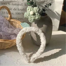 Hoops Hair Ornament Lovely Hair Accessories Headbands Flower Lamb Wool Cute