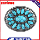 Alloy Turquoise Stone Belt Buckle Jeans Western Cowboy Style Gift for Men Women