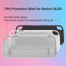 Controller TPU Case Grip Protective Cover for Switch OLED Console (White) Newly
