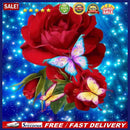 5D DIY Red Rose Diamond Painting Embroidery Craft Cross Stitch Home Decor