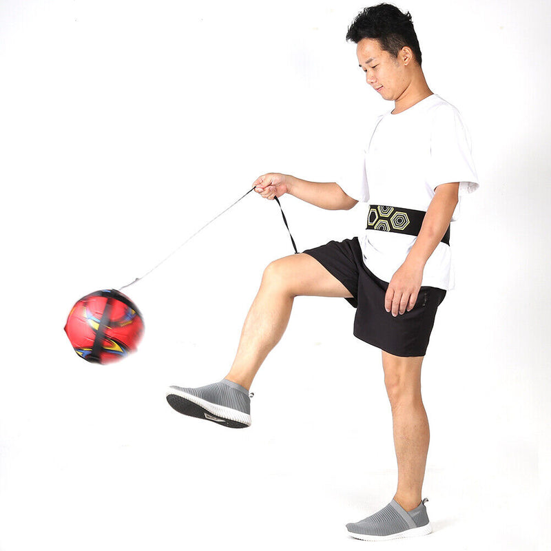 Children Soccer Trainer Band Football Throw Practice Control Skill Training B