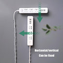 Punch-free Plug Fixer Self-Adhesive Socket Wire Organizer Power Strip Shelf