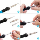 Tips 110V 220V LCD Digital Adjustable Temperature Electric Soldering Iron