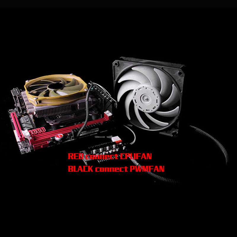 1 to 10 4Pin PWM Fans HUB SATA Power/Large 4D Port Cooler Extension Splitter