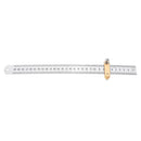 Steel Ruler Positioning Block Woodworking Scribe Drawing Mark Line Gauge Newly