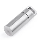 Mini Stainless Steel Waterproof Outdoor Survival EDC Capsule Pill Bottle Newly