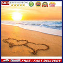 5D Diamond Painting Kit Beach Sunset Full Round Drill DIY Crafts Mosaic Pic