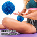 6.5cm Portable Trigger Point Sport Fitness Hand Foot Massage Ball (Blue) Newly