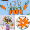 Home Decor Easter Carrot Flocking Carrot Easter Decoration Hanging Ornaments