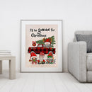 DIY Cotton Thread Christmas Gnomes Printed Full Cross Stitch Handicraft Kit Gift