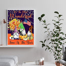 5D DIY Full Round Drill Diamond Painting Pumpkin Kit Home Decoration Art Craft