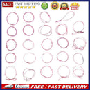 24pcs Ladies Headband Ponytail Holder Women Kids Elastic Rubber Rope Hair Tie