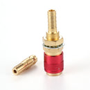 Water Cooled Gas Adapter Quick Connector for MIG TIG Welding Torch (Red) Newly
