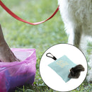 Pets Garbage Poop Bag Dispenser Dog Waste Bag Holder Organizer (Light Blue)