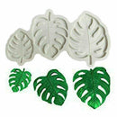 Tropical Leaf Palm Silicone Fondant Sugarcraft Mould Baking Mold AU HOT Q1D6