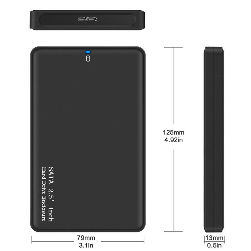 2.5 inch HDD Case SATA to USB 3.0 SSD Mobile Disk Box Adapter Enclosure