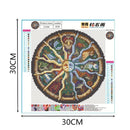 5D DIY Full Drill Diamond Painting Round Geometry Cross Stitch Embroidery Newly