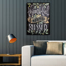 DIY Mosaic Kit Picture Diamond Painting Letter Blessed Cross Stitch Needlework