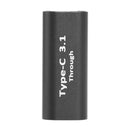 2pcs USB C Female to USB C Female Adapter PD Charging Data Sync Converter