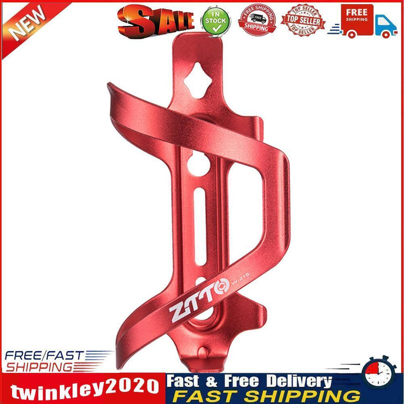 ZTTO MTB Bicycle Bottle Cage Ultralight Aluminum Kettle Bike Rack (Red) Newly