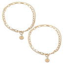 Chain Boho Jewelry Women Coin Pendant Collar Statement Punk Choker Necklace